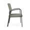 Lesro Newport Wide Guest Chair Metal Frame, Charcoal, OH Eucalyptus Upholstery NP1201 - alternate 2
